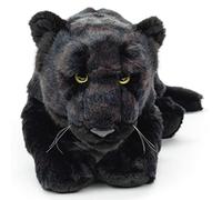 Uni-Toys - Pantera Negra tumbada - 44 cm (Longitud) - Peluche de Peluche
