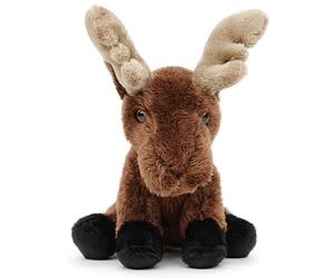 Uni-Toys - Peluche de Alce Sentado - 17 cm (Altura) - Ciervo de Peluche - Doudou