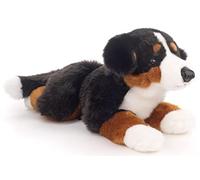 Uni-Toys - Perro Boyero de Berna, Tumbado - 42 cm (Longitud) - Perro de Peluche - Peluche de Peluche.