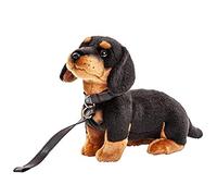 Uni-Toys - Perro Salchicha con Correa - 27 cm (Longitud) - Perro de Peluche - Animal de Peluche.