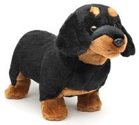 Uni-Toys - Perro Salchicha, de pie (sin Correa) - 28 cm (Longitud) - Perro de Peluche, Mascota - Peluche