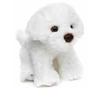 Uni-Toys - Plushie maltés Sentado - 13 cm (Altura) - Perro de Peluche - Peluche