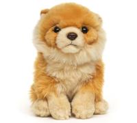 Uni-Toys - Pomerania, Sentado - 17 cm (Altura) - Perro de Peluche, Spitz - Peluche
