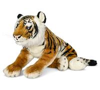 Uni-Toys - Tiger, Tumbado - 75 cm (Longitud) - Peluche de Caza Silvestre - Peluche
