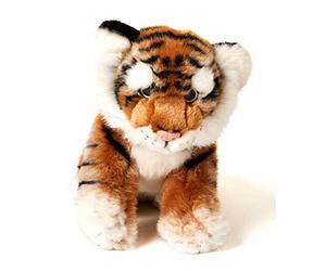 Uni-Toys - Tigre bebé, Sentado - 20 cm (Altura) - Animal de Peluche - Peluche