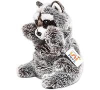 Uni-Toys - Títere de Mano Mapache - 26 cm (Altura) - Oso, Animales del Bosque - Peluche de Peluche.