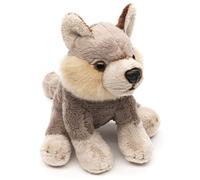 Uni-Toys - Wolf Plushie - 15 cm (Longitud) - Peluche de Lobo - Peluche