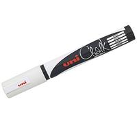 Uni TS-140135 PWE-5M Bullet Tip thick Marker, Medium, 1.8mm - Ancho de línea de 2.5 mm, Blanco, 1 unidad