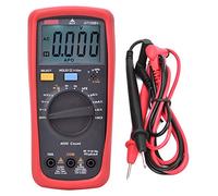 UNI UT136B + Portable Automatic Range Digital Multimeter Capacitance Resistance Tester with NCV Diode Triode Function for Home Electrical Maintenance Red Gray ABS 175x83x53mm