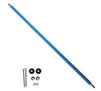 Unîâl Trampôł - Protector de poste de acero anticolisión para montantes y barandillas, poste de repuesto fácil de instalar con agujero de 2,5 cm, perfecto para seguridad, protección contra la