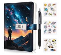 UNIANE Diario para niños chicos, diario con candado, cuaderno para niños, regalos de inicio escolar para niños de 8 9 10 11 12 13 14 15 16 años, cuaderno con candado, diarios con código para niños y