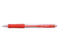 Uniball Laknock bolígrafo recargable punta del lápiz amplia tinta retráctil Red Lot 12