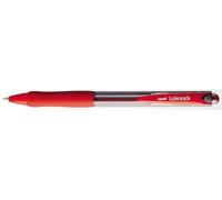 Uni Mitsubishi Pencil bolígrafo Laknock SN-100 1,0 mm retráctil recargable Rojo 12 uds