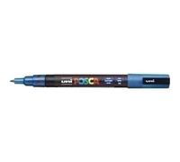 UNIBALL MARCADOR POSCA PC-3ML PUNTA CÓNICA 0,9 - 1,3 MM AZUL PURPURINA