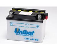 Unibat - Batería para moto y scooter CB4LBSM = CB4L-B-SM de 4 Ah y 12 V