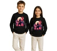 Unibly Demon Slayer Anime Estética Japón Manga Japonés Fans Niños Suéter, 1. Demon (negro), 140