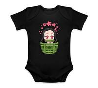 Unibly Demon Slayer Anime Estética Japón Manga Japonés Otaku Fans Baby Body, 2. Demon (negro), 0 meses