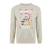 Unibly Demon Slayer | Ugly Christmas Christmas Sweater Jersey, piedra natural, XL