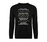 Unibly Monica, Monica Happy Hanukkah Friends Cadena de luces Song Pheobie | Navidad Navidad Navidad X-Mas Jersey, Negro , 3XL