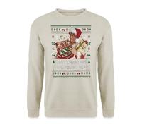 Unibly Wham! - Last Christmas I Gave You My Heart | Ugly Christmas Christmas Sweater Pullover, piedra natural, XL