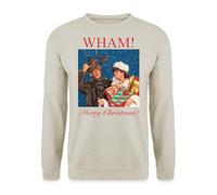 Unibly Wham! - Merry Christmas - Sudadera navideña, piedra natural, M