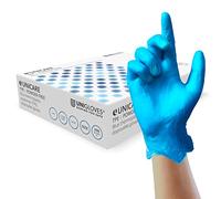 Unicare Guantes Desechables Azul TPE - Caja de 200 - Talla M