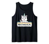 Unicat Caticorn Meowgical Unicorn Cat Hombres Mujeres Niños Niñas Camiseta sin Mangas