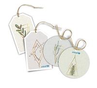 UNICEF - Pack de 16 Etiquetas de Regalo, Elegant Nature