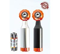 UNICHE Mini herramienta de carraca de bicicleta con función reversible, kit de reparación multiherramienta de bicicleta de carretera y montaña práctica herramienta llave para bicicletas + hogar incluye 7 puntas hexagonales, barra de extensión, Flat4 y PH1