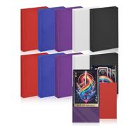 Uniclife 500 Fundas Para Cartas MTG Fundas de Colores con Acabado Mate para Cartas Coleccionables Protege Cartas Deportivas De Fútbol, Juegos Y Más Tamaño Estándar 66 x 91 mm, 5 Colores
