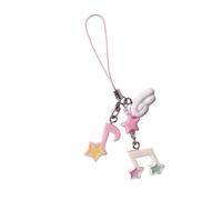 Único abalorio estrella encanto correa de teléfono accesorios de joyería hechos a mano llavero multiuso decoración para uso diario encanto único hecho a mano teléfono, フリーサイズ