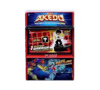 (Único al azar) Akedo Ultimate Arcade Warriors Starter Pack Mini Figuras de acción de batalla Listas