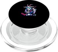 Único Goat Ice Hockey Goalie Team Player Cool Art PopSockets PopGrip para MagSafe