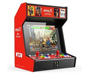 Unico MVSX Home Arcade, 50 Juegos Retro con Licencia Oficial de SNK Precargados, Admite Dos Jugadores para Jugar Juegos simultáneamente, incluidos The King of Fighters/Metal Slug y más