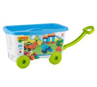Unico Plus Trolley met 150 bouwstenen (Importación USA)