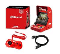 UNICO SNK MVS Mini Arcade y Juego de Mando Rojo [Cable HDMI Incluido], Precargado con 45 Juegos SNK Neo Geo con Licencia Oficial, Including The King of Fighters etc., Regalos para Adultos y Niños