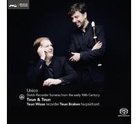 Unico. Sonates baroques hollandaises pour flûte à bec. Wisse, Braken.