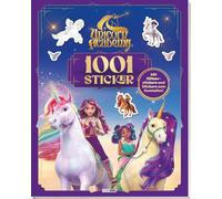 Unicorn Academy: 1001 Sticker: Stickerbuch mit Glitter-Coververedelung, Glitzerstickern und Stickern zum Ausmalen