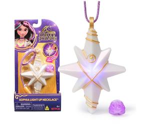Unicorn Academy, Collar luminoso y anillo de purpurina de Sophia para juego de ficción y disfraces para niñas, muñecas y unicornios juguete para niñas a partir de 4 años