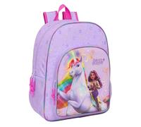 UNICORN ACADEMY - Mochila Escolar Niño, Mochila Niño, Mochila Infantil, Adaptable a Carro, Ideal para Niños en Edad Escolar, Cómoda y Versátil, Calidad y Resistencia, 33x14x42 cm