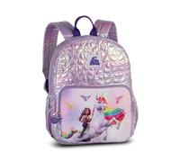Unicorn Academy Mochila infantil para niña, ligera, 9 L, con compartimento principal con cremallera y bolsillo delantero, 31,5 x 24 x 14,5 cm, color rosa holográfico con diseño de unicornio, ideal