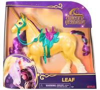 UNICORN ACADEMY - Unicornio Brizna Leaf de 28 cm con movimiento de cabeza y 2 Accesorios equitación - 6067375 - Unicornios para Niñas - Juguetes Niña 4 años +