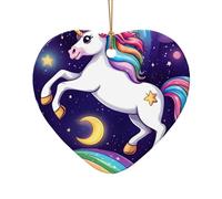 Unicorn Accessories - Estrella de cerámica para decoración navideña tradicional o vintage