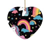 Unicorn Accessories - Estrella de cerámica para decoración navideña tradicional o vintage