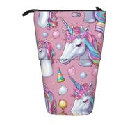 Unicorn Accessories03 - Estuche vertical retráctil para lápices, caja organizadora de oficina para adultos