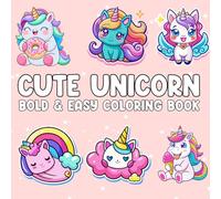 Unicorn Adventure: A Magical Coloring Journey for Kids Ages 4-8 - 50 Fun Pages of Unicorns, Rainbows, and Fantasy Fun: unicorn coloring book for girls (Bold & Easy Coloring Book)