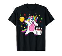 Unicorn Bowling Dab Camiseta