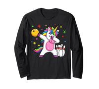 Unicorn Bowling Dab Manga Larga