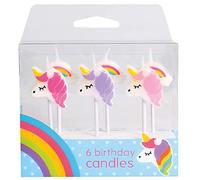 Unicorn Cake Candles - 6 candles