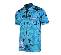 Unicorn Camisa de Dardos | Auténtico Ian 'Diamond' White | Poliéster Transpirable y Cremallera sin Costuras | Azul | Tallas S a XXXXL